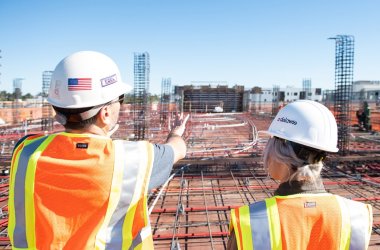 Armatura del ferro in cantiere